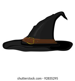 Vector  Cartoon Witch Hat