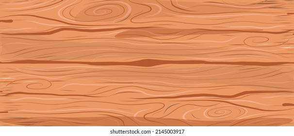 Vector Cartoon vector wooden texture background. Wood cutting board texture design. Brown wooden wall, plank, table or floor surface. Wooden Cutting chopping board. Wood texture. Wood Table template.