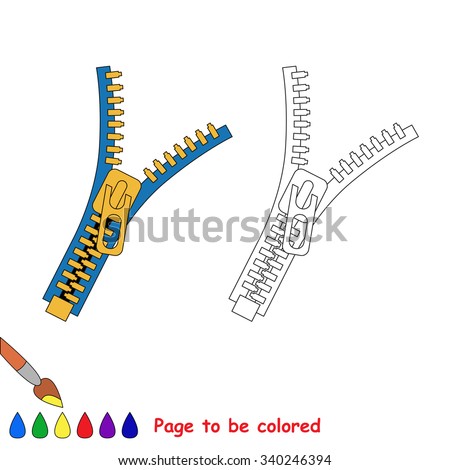 Download Vector Cartoon Zip Be Colored Coloring Stock Vector ...