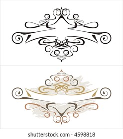 Vector Cartouche and Banner for your text