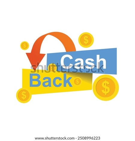 Vector cash back save service rebate money warranty