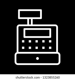 Vector Cash Counter Icon