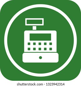 Vector Cash Counter Icon