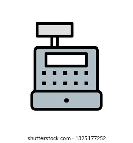 Vector Cash Counter Icon