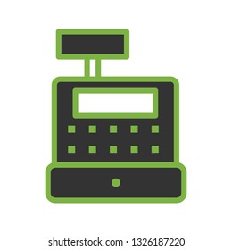 Vector Cash Counter Icon