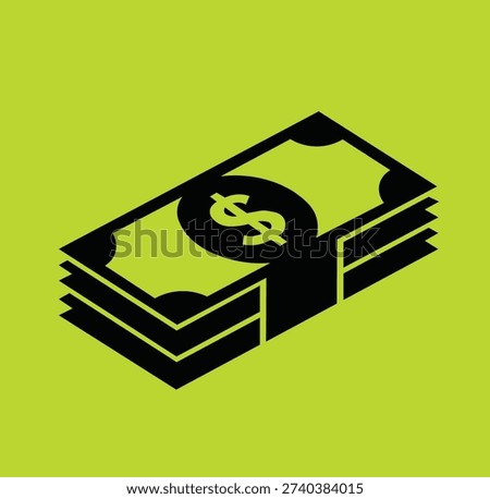 vector cash logo inspired by urban geometry sharp angles and stacked shapes