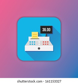 Vector Cash Register Icon