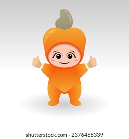 
Vector Cashew fruit kawaii cartoon character vector funny Cashew fruit kawaii illustration
