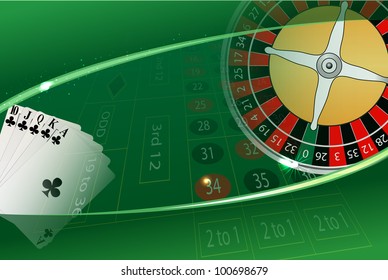  vector casino background, eps10 file, transparency used, raster version available