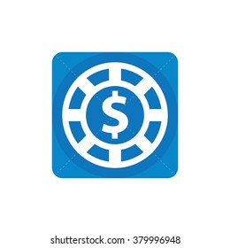 Vector casino chip Icon