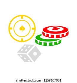 vector casino chips