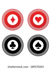 Vector Casino Chips
