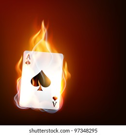 Playing Cards Fire Images Stock Photos Vectors Shutterstock