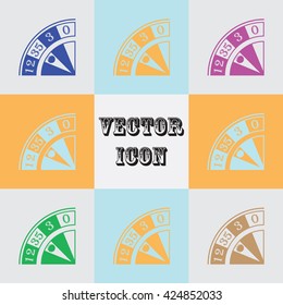 Vector casino roulette icon