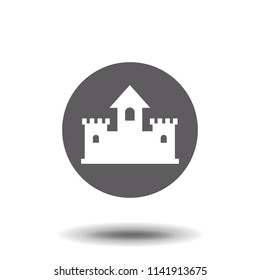 Vector castle flat Icon