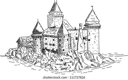 vector - The castle of Heidenreichstein, Waldviertel, Lower Austria