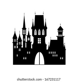 vector castle silhouette