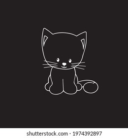 The vector of a cat.