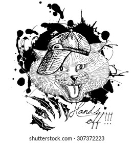 Vector cat in the hat-3