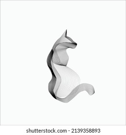 Vector Cat Icon Symbol art 