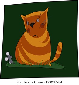 Vector Cat and Mouse