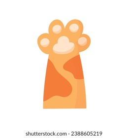 Ilustración vectorial de patas de gatito vectorial