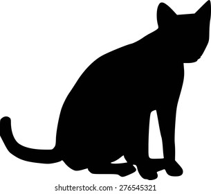 Vector Cat  Silhouette