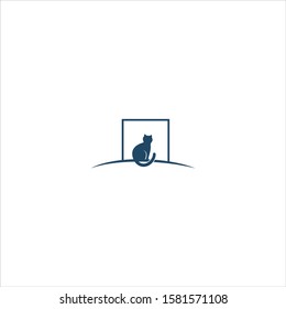 vector cat with a unique theme