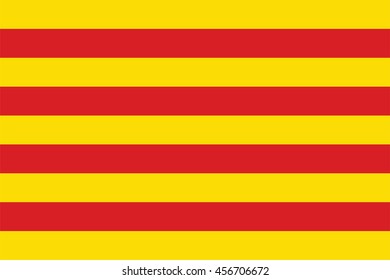 Vector Catalonia flag