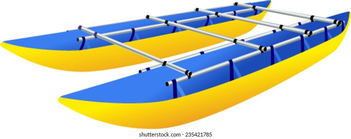 Vector Catamaran for rafting 