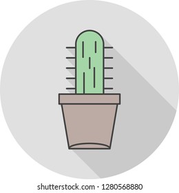 
vector catcus plant icon 

