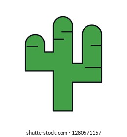 vector catcus plant icon