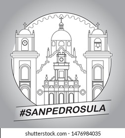 Vector Catedral San Pedro Apóstol, San Pedro Sula