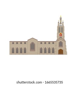 vectorial Iglesia Catedral de San Nicolás de NEWCASTLE en Inglaterra