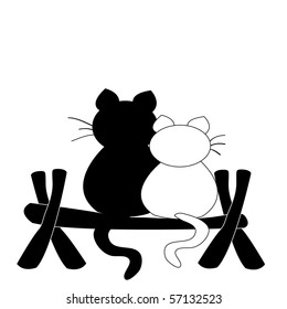 vector cats