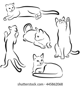 44,580 Icon black outline cat Images, Stock Photos & Vectors | Shutterstock