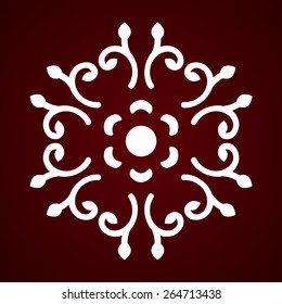 Vector Caucasian ornament sample