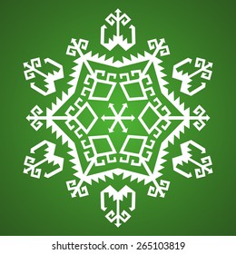Vector Caucasian ornament sample