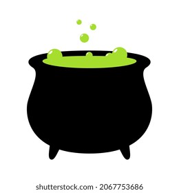 Vector Cauldron Illustration on White Background