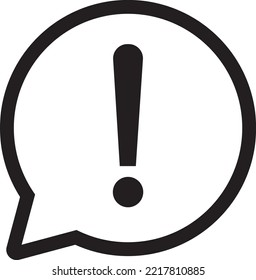 vector caution icon symbol warning icon exclamation mark icon in bubble vector