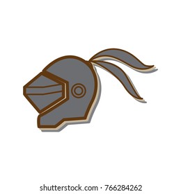 vector cavalry helmet sticker
