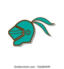 vector cavalry helmet sticker