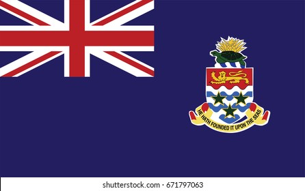 Vector Cayman Islands Flag