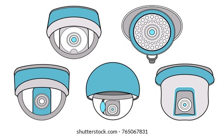 Vector CCTV Camera