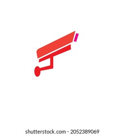vector cctv camera illustration or logo