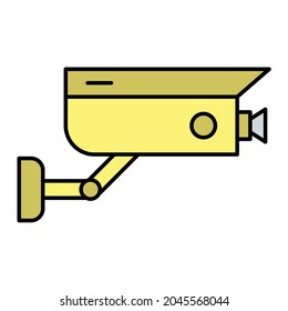  Vector CCTV Filled Outline Icon Design
