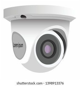 Vector CCTV Surveillance Camera for Security