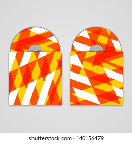 Vector cd cover  set for your design, abstract Illustration.