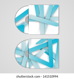 Vector cd cover  set for your design, abstract Illustration.