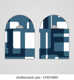Vector cd cover  set for your design, abstract Illustration.